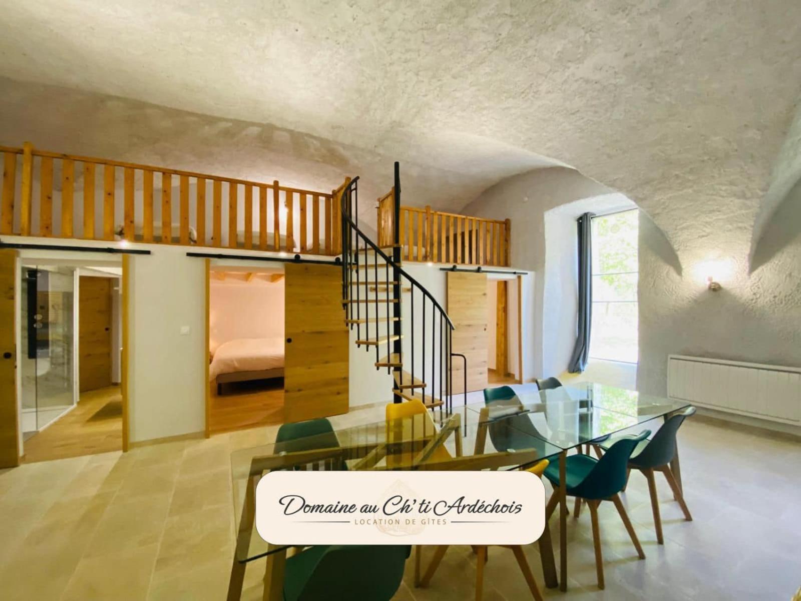 Gite De Groupe - Domaine Au Ch'Ti Ardechois Rochessauve Exterior foto