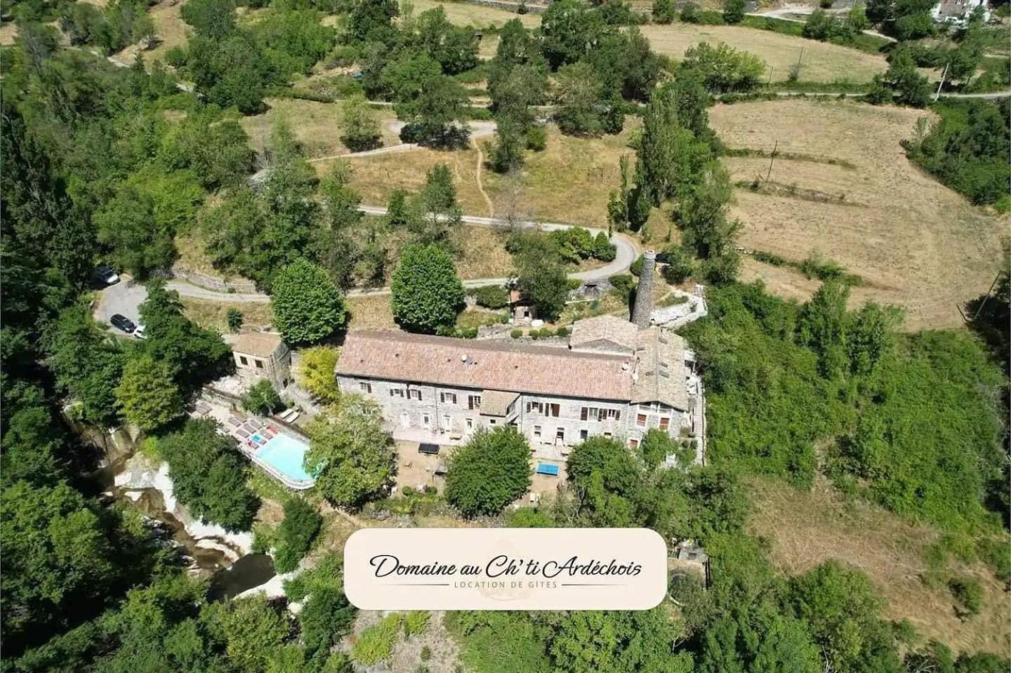 Gite De Groupe - Domaine Au Ch'Ti Ardechois Rochessauve Exterior foto